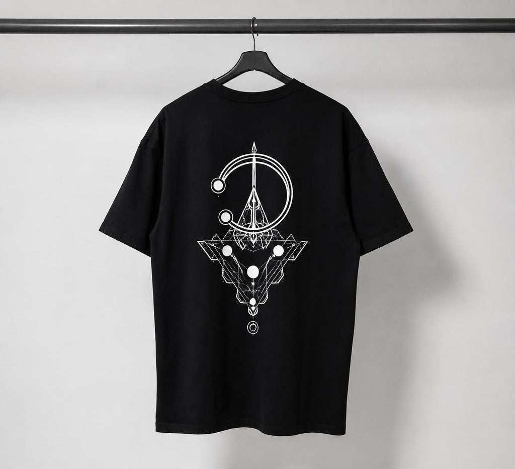 ZENTRA Sigil Oversized T-Shirt — Back