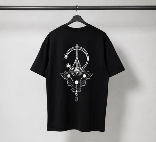 ZENTRA Sigil Oversized T-Shirt — Back